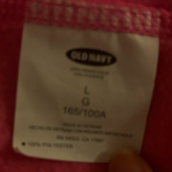 Pink old navy fleece jacket - Picture 4 of 4